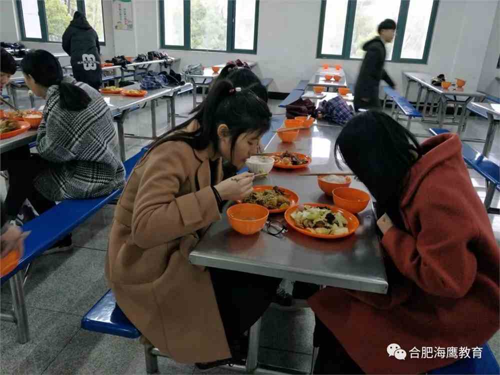 以我美德,传校美名;海鹰美术培训----{食堂篇}_合肥