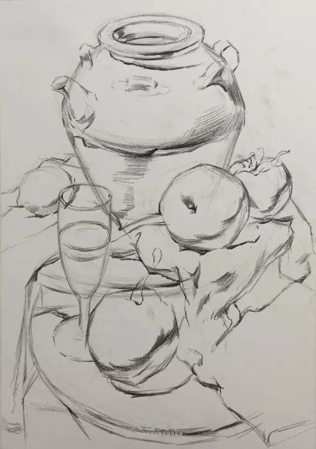 素描静物冯忠期