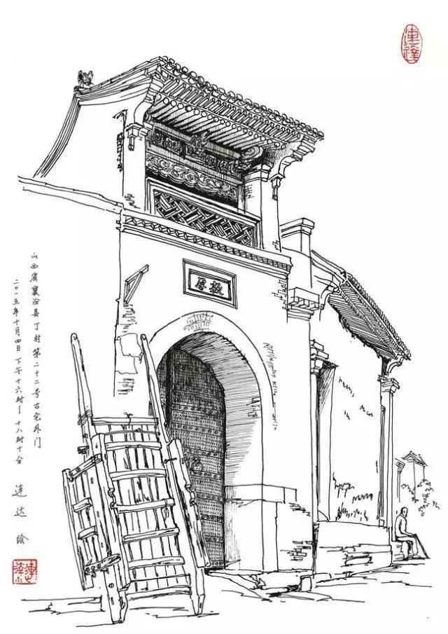 连达| 朝饮沧海水,夜沐大漠风,只为了画遍中国古建筑.