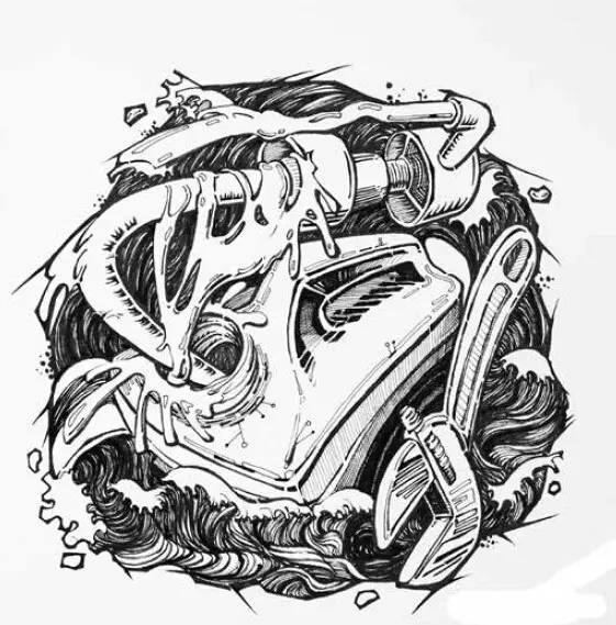 【黑白装饰画】步骤示范及解析!