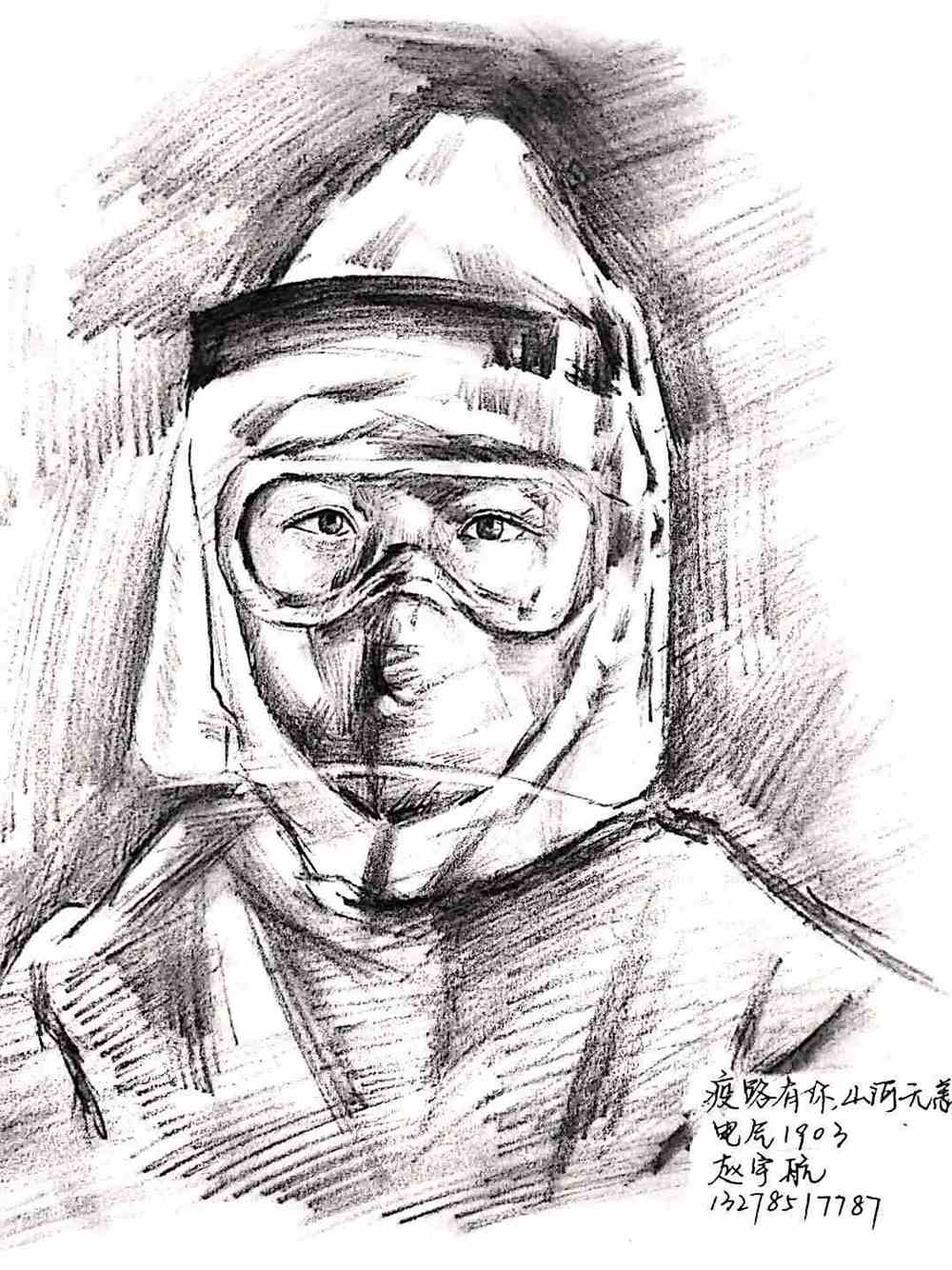 坚毅的目光,年轻的面庞.青年志愿者在这场战疫中默默奉献.