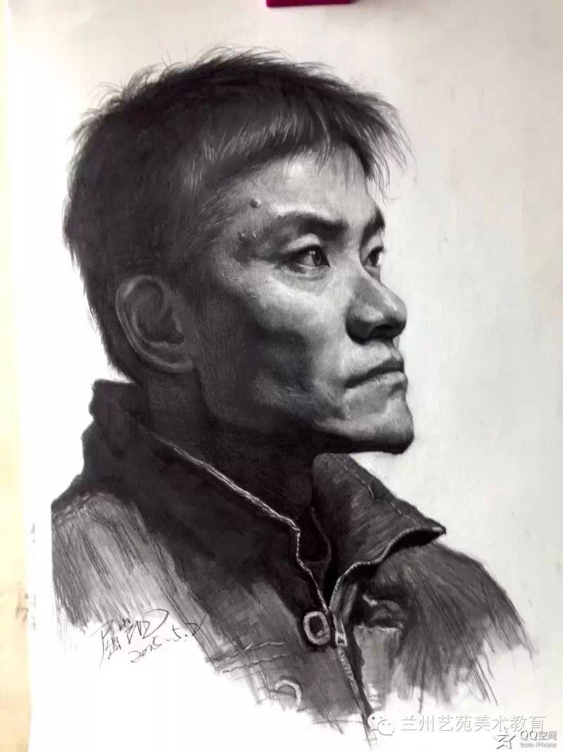 屈凯素描作品