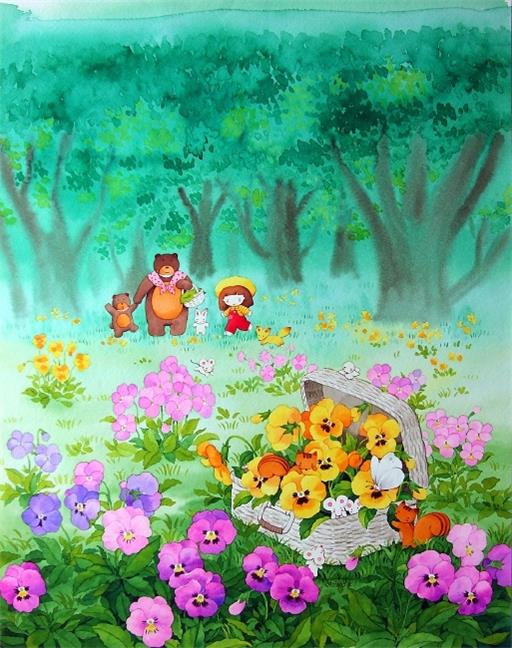 艺术家小谷悦子童趣插画欣赏_绘画资源_零二七艺考